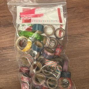 Bag of washi tape and deco runners